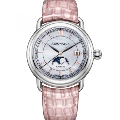 Aerowatch 1942 Moon Phase Automatic - A 77983 AA02 BR RO