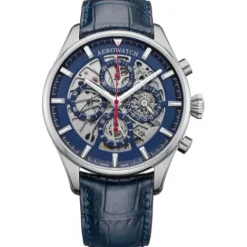 Aerowatch Les Grandes Classiques Chrono Skeleton - A 61989 AA07 1/2 SQ
