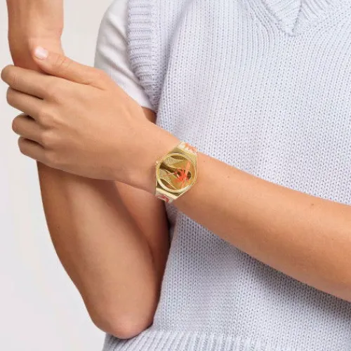 Swatch Golden Red Bamboo - SYXZ105