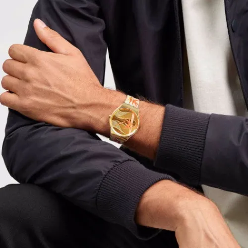 Swatch Golden Red Bamboo - SYXZ105